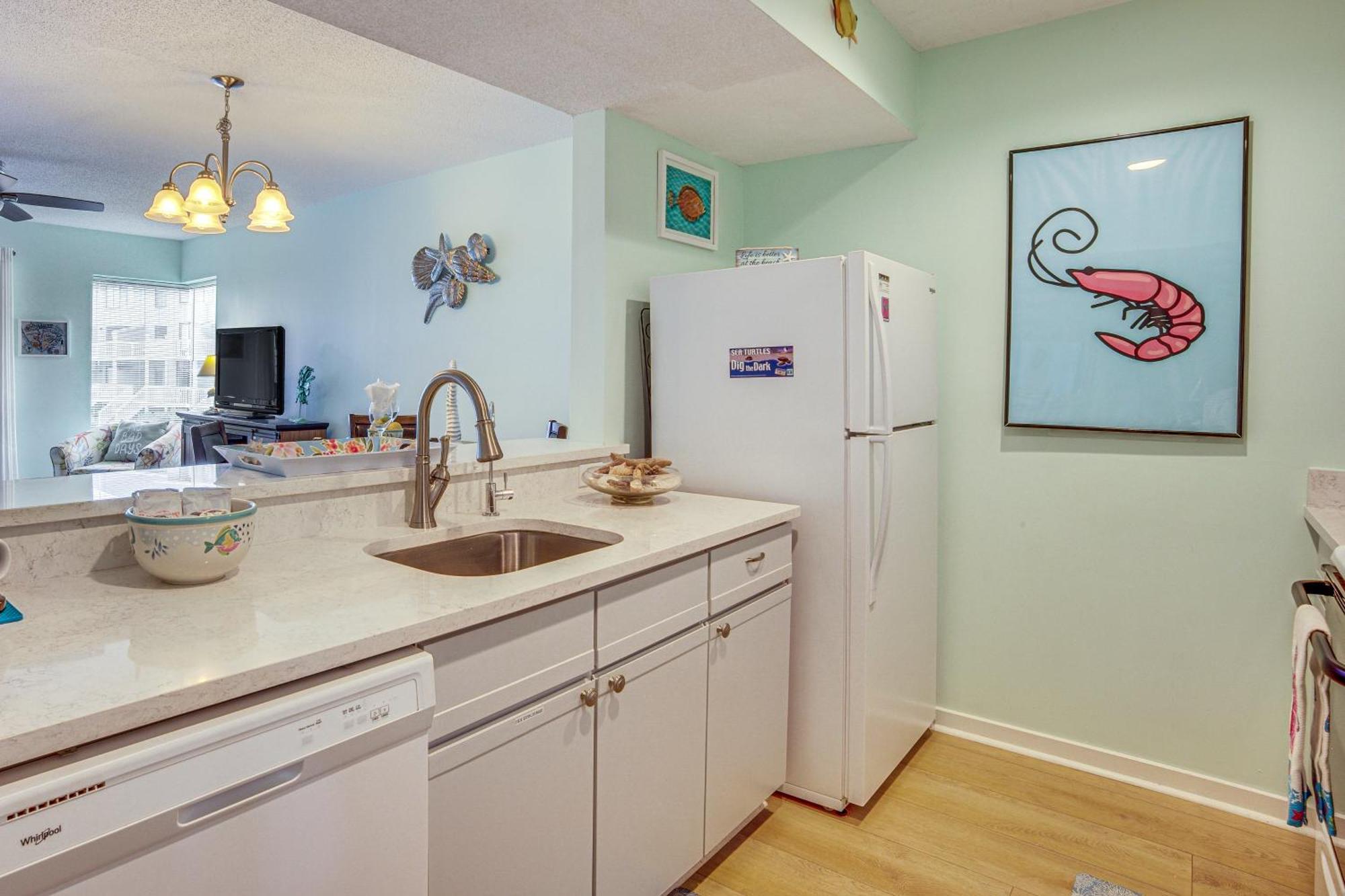 Ocean-View Saint Helena Island Condo - Pool Access Oceanmarsh Subdivision Eksteriør bilde